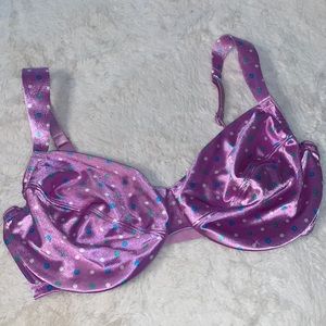 Victoria's Secret Purple Polka Dot Bra